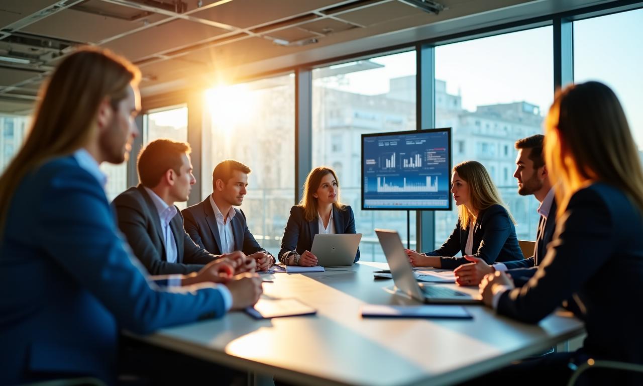 Team HR moderno che collabora a Roma